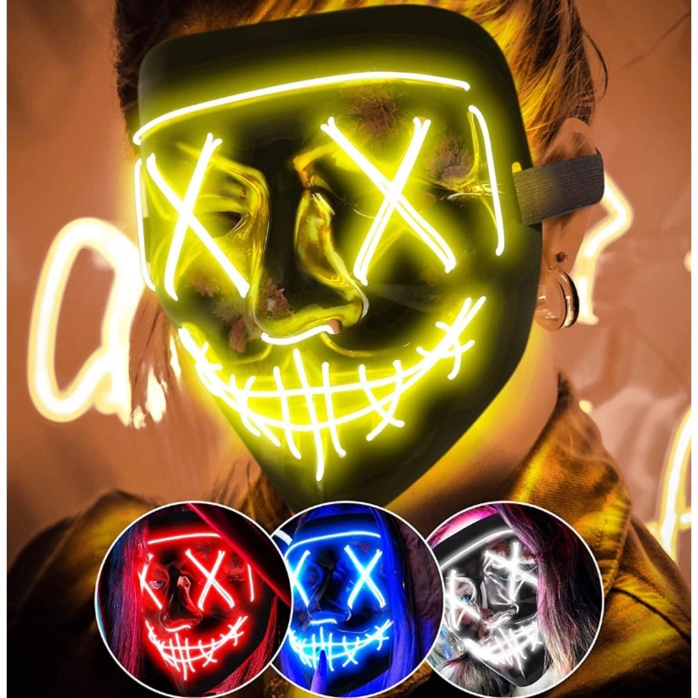 Colplay LED Light Up Halloween Mask